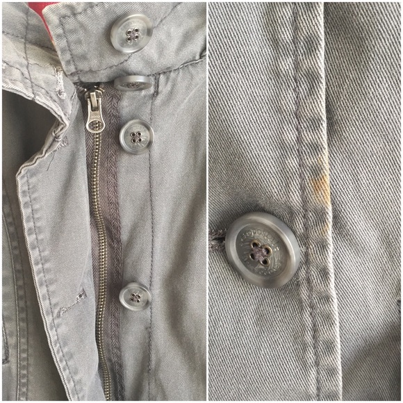 Aeropostale gray jacket with hoodie size M - Picture 5 of 8